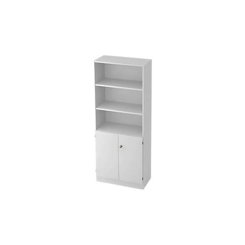 4032062001592 - Regalschrank B 800 x T 420 x H 2004 mm 5 OH 5 Böden 2 Türen abschließbar lichtgrau 4032062001592 - Regalschrank B 800 x T 420 x H 2004 mm 5 OH 5 Böden 2 Türen abschließbar lichtgrau