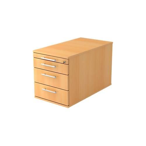 4032062121672 - Rollcontainer Solid VTC30 6 6 RE Holz buche 3 normale Schubladen mit extra Utensilienauszug abschließbar 4032062121672 Hammer 4032062121672 - Rollcontainer Solid VTC30 6 6 RE Holz buche 3 normale Schubladen mit extra Utensilienauszug abschließbar 4032062121672 Hammer