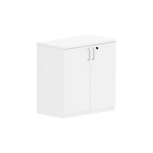 4250510851715 - Flügeltürenschrank BEXXSTAR 2 Ordnerhöhen Holztüren H 825 mm weiß