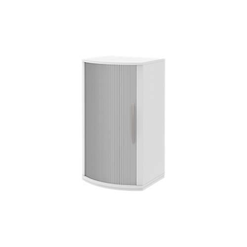 4004479481618 - Rollladen-Schiebetürenschrank BARI 3 OH 2 Böden Griff rechts B 600 x T 530 430 x H 1117 mm weiß 4004479481618 - Rollladen-Schiebetürenschrank BARI 3 OH 2 Böden Griff rechts B 600 x T 530 430 x H 1117 mm weiß
