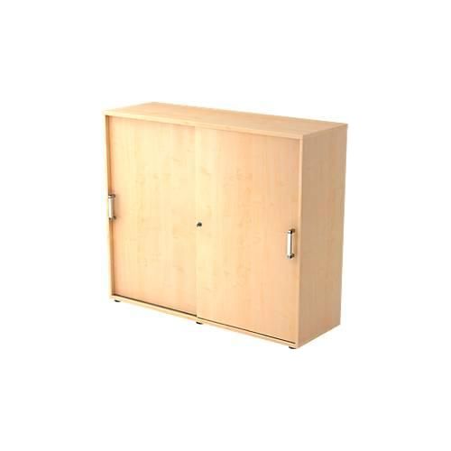4032062122754 - Schiebetürenschrank TARVIS 3 Ordnerhöhen B 1200 x T 400 x H 1100 mm abschließ- & stapelbar Ahorn-Dekor 4032062122754 - Schiebetürenschrank TARVIS 3 Ordnerhöhen B 1200 x T 400 x H 1100 mm abschließ- & stapelbar Ahorn-Dekor