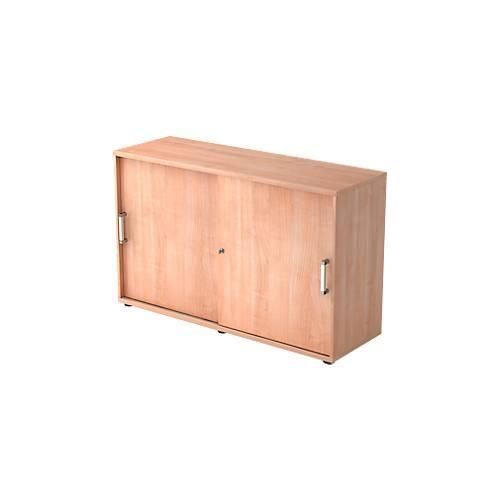 4032062131367 - Schiebetürenschrank TARVIS 2 Ordnerhöhen B 1200 x T 400 x H 748 mm abschließ- & stapelbar Nussbaum-Dekor 4032062131367 - Schiebetürenschrank TARVIS 2 Ordnerhöhen B 1200 x T 400 x H 748 mm abschließ- & stapelbar Nussbaum-Dekor