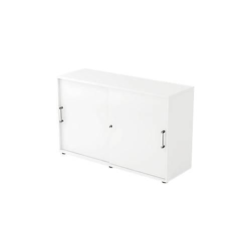4032062135662 - Schiebetürenschrank TARVIS 2 Ordnerhöhen B 1200 x T 400 x H 748 mm abschließ- & stapelbar weiß 4032062135662 - Schiebetürenschrank TARVIS 2 Ordnerhöhen B 1200 x T 400 x H 748 mm abschließ- & stapelbar weiß