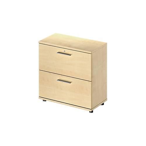 4251898805895 - Schäfer Shop Genius Hängeregistraturschrank TETRIS WOOD 2 OH B 800 x T 421 x H 800 mm Höhe inkl Gleiter Ahorn-Dekor 4251898805895 - Schäfer Shop Genius Hängeregistraturschrank TETRIS WOOD 2 OH B 800 x T 421 x H 800 mm Höhe inkl Gleiter Ahorn-Dekor