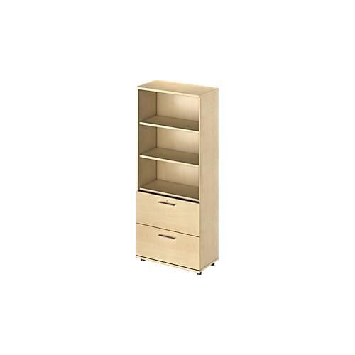 4251898805918 - Schäfer Shop Genius Kombischrank TETRIS WOOD 5 OH H 1910 mm 2 Hängeregistraturauszüge Höhe inkl Gleiter Ahorn-Dekor 4251898805918 - Schäfer Shop Genius Kombischrank TETRIS WOOD 5 OH H 1910 mm 2 Hängeregistraturauszüge Höhe inkl Gleiter Ahorn-Dekor