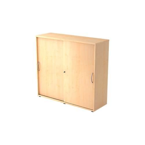 4032062140659 - Schiebetürenschrank TARA 3 Ordnerhöhen B 1200 x T 400 x H 1180 mm abschließ- & stapelbar Ahorn-Dekor 4032062140659 - Schiebetürenschrank TARA 3 Ordnerhöhen B 1200 x T 400 x H 1180 mm abschließ- & stapelbar Ahorn-Dekor