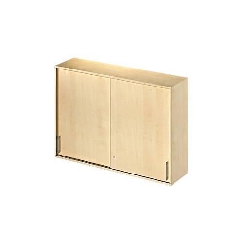 4251898806090 - Genius Aufsatz-Schiebetürenschrank TETRIS WOOD 3 OH B 1600 mm Ahorn-Dekor