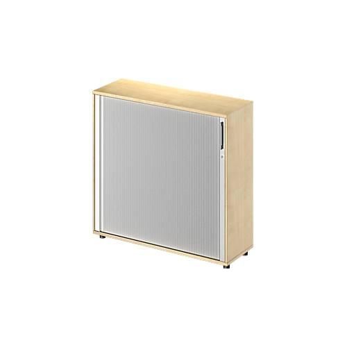 4251898806144 - Genius Querrollladenschrank TETRIS WOOD 3 OH B 1200 mm Höhe inkl Gleiter Ahorn-Dekor 4251898806144 - Genius Querrollladenschrank TETRIS WOOD 3 OH B 1200 mm Höhe inkl Gleiter Ahorn-Dekor