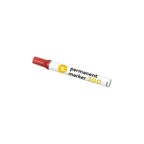 4250510873250 - Permanentmarker Schäfer Shop 300 Rundspitze Strichbreite 15-3 mm wasserfest offen lagerfähig Aluminium & Kunststoff rot 1 Stück 4250510873250 - Permanentmarker Schäfer Shop 300 Rundspitze Strichbreite 15-3 mm wasserfest offen lagerfähig Aluminium & Kunststoff rot 1 Stück