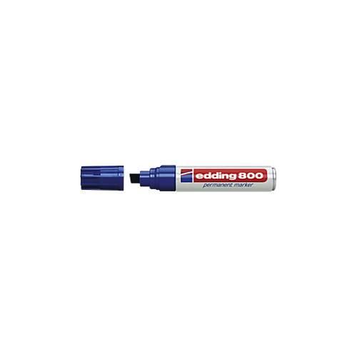 4004764053919 - edding 800 Permanentmarker Extra Breit Keilspitze 4 - 12 mm Blau Nachfüllbar Wasserbeständig 4004764053919 - edding 800 Permanentmarker Extra Breit Keilspitze 4 - 12 mm Blau Nachfüllbar Wasserbeständig