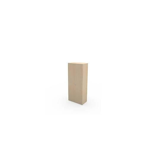 4251898806236 - Genius Flügeltürenschrank TETRIS WALL 5 Ordnerhöhen Türanschlag rechts B 800 x T 440 x H 1880 mm Ahorn-Dekor