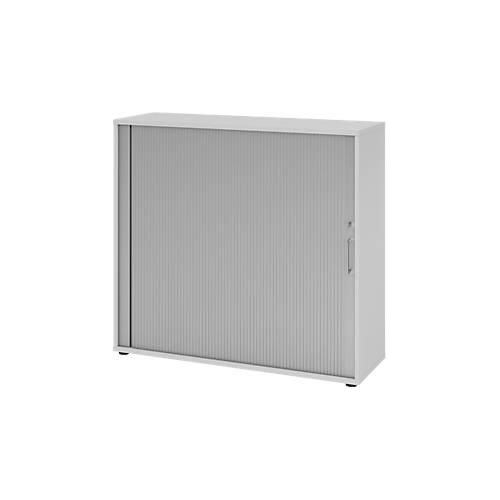 4032062185162 - Querrollladenschrank Breno 3 OH abschließbar stapelbar B 1200 x T 400 x H 1100 mm Spanplatte lichtgrau 4032062185162 - Querrollladenschrank Breno 3 OH abschließbar stapelbar B 1200 x T 400 x H 1100 mm Spanplatte lichtgrau