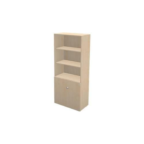 4251898806489 - Genius Regal-Schrank-Kombination TETRIS WALL 5 Ordnerhöhen B 800 x T 440 x H 1880 mm Ahorn-Dekor 4251898806489 - Genius Regal-Schrank-Kombination TETRIS WALL 5 Ordnerhöhen B 800 x T 440 x H 1880 mm Ahorn-Dekor