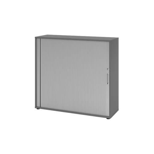 4032062185179 - Querrollladenschrank Breno 3 OH abschließbar stapelbar B 1200 x T 400 x H 1100 mm Spanplatte graphit 4032062185179 - Querrollladenschrank Breno 3 OH abschließbar stapelbar B 1200 x T 400 x H 1100 mm Spanplatte graphit