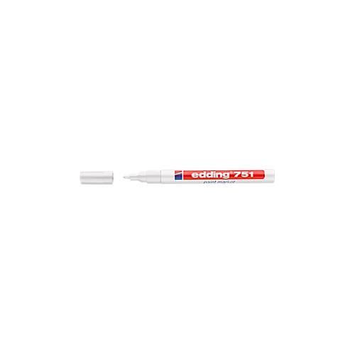 4004764017607 - Lackmarker 751 Rundspitze 1-2mm Schreibf wei 1 Stck (4-751049) (4-751049) - Edding 4004764017607 - Lackmarker 751 Rundspitze 1-2mm Schreibf wei 1 Stck (4-751049) (4-751049) - Edding