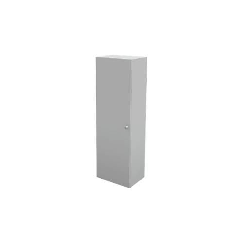 4251898806663 - Genius Garderobenschrank TETRIS WALL 1 Fachboden Türanschlag links B 600 x T 440 x H 1880 mm lichtgrau