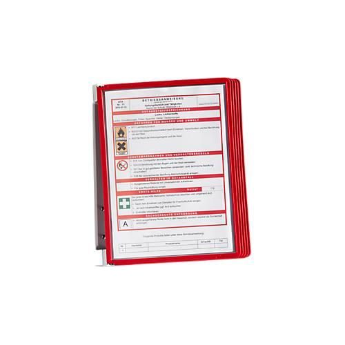 4005546506487 - Sichttafelwandhalter VARIO WALL 5 - 5551 Rot DIN A4 Anzahl der mitgelieferten Sichttafeln 5 4005546506487 - Sichttafelwandhalter VARIO WALL 5 - 5551 Rot DIN A4 Anzahl der mitgelieferten Sichttafeln 5