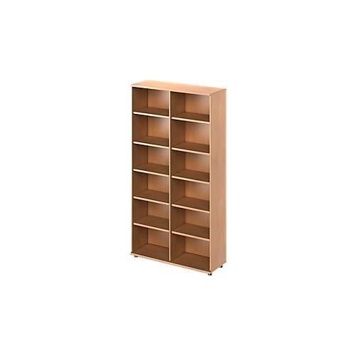 4250510805411 - Genius Regal TETRIS WOOD 6 OH Höhe inkl Gleiter Mitteltrennwand B 1200 mm Buche-Dekor 4250510805411 - Genius Regal TETRIS WOOD 6 OH Höhe inkl Gleiter Mitteltrennwand B 1200 mm Buche-Dekor