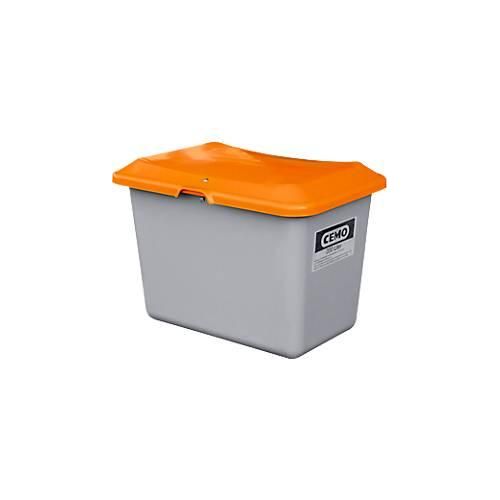 4052886333808 - Cemo Gmbh - Streugutbehälter L890xB600xH640mm 200l gfk grau orange oEntnahmeöffnung cemo 4052886333808 - Cemo Gmbh - Streugutbehälter L890xB600xH640mm 200l gfk grau orange oEntnahmeöffnung cemo