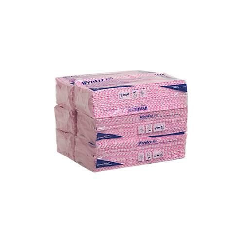 5027375020919 - Wischtücher WypAll® X50 B 247 x L 418 mm Interfold lebensmittelgeeignet 6 x 50 Stück rot 5027375020919 - Wischtücher WypAll® X50 B 247 x L 418 mm Interfold lebensmittelgeeignet 6 x 50 Stück rot