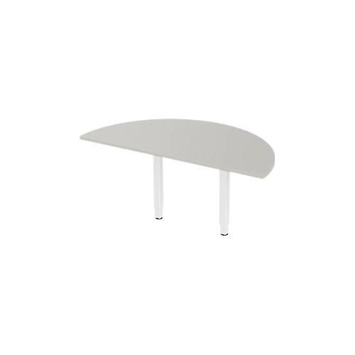 4250510933671 - Select Ansatztisch PLANOVA ERGOSTYLE 1 2 Kreis lichtgrau weiß 4250510933671 - Select Ansatztisch PLANOVA ERGOSTYLE 1 2 Kreis lichtgrau weiß