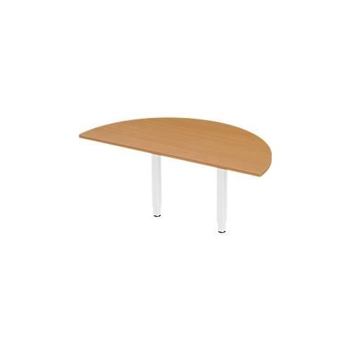 4250510933688 - Select Ansatztisch PLANOVA ERGOSTYLE 1 2 Kreis Buche-Dekor weiß 4250510933688 - Select Ansatztisch PLANOVA ERGOSTYLE 1 2 Kreis Buche-Dekor weiß
