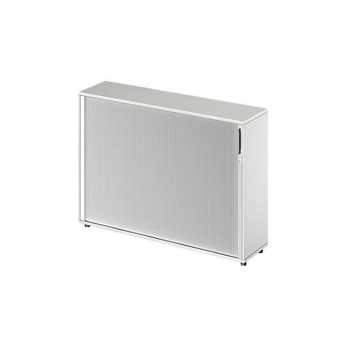 4251898804256 - Genius Querrollladenschrank TETRIS WOOD 3 OH B 1600 mm Höhe inkl Gleiter Mitteltrennwand lichtgrau