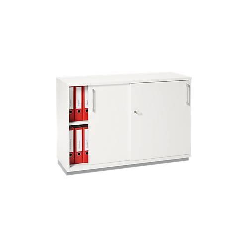 4250510806852 - Genius Schiebetürenschrank TETRIS WOOD 2 OH inkl Stahlsockel B 1200 x T 421 x H 800 mm weiß