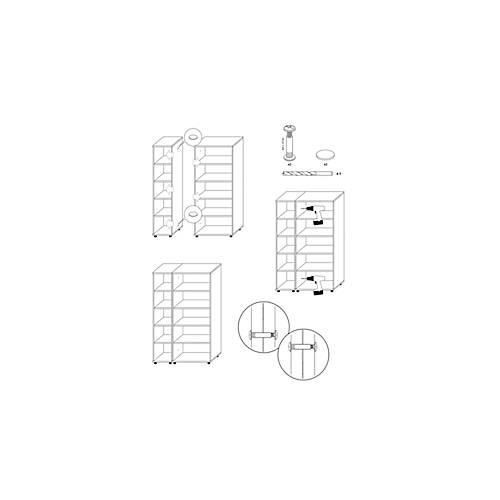 4250510926871 - Schrankverbinder für Tetris Wood Schranksystem 5 Stück 4250510926871 - Schrankverbinder für Tetris Wood Schranksystem 5 Stück