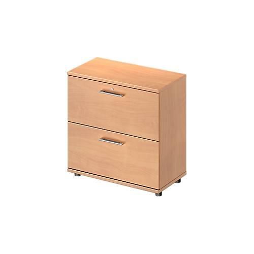 4251898804546 - Schäfer Shop Genius Hängeregistraturschrank TETRIS WOOD 2 OH B 800 x T 421 x H 800 mm Höhe inkl Gleiter Buche-Dekor 4251898804546 - Schäfer Shop Genius Hängeregistraturschrank TETRIS WOOD 2 OH B 800 x T 421 x H 800 mm Höhe inkl Gleiter Buche-Dekor