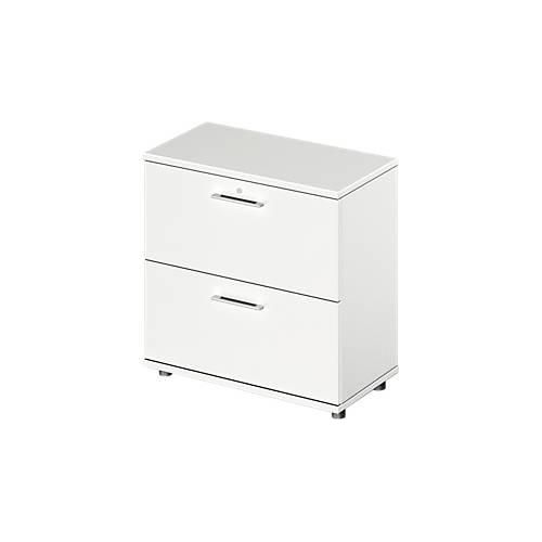 4251898804560 - Schäfer Shop Genius Hängeregistraturschrank TETRIS WOOD 2 OH B 800 x T 421 x H 800 mm Höhe inkl Gleiter weiß 4251898804560 - Schäfer Shop Genius Hängeregistraturschrank TETRIS WOOD 2 OH B 800 x T 421 x H 800 mm Höhe inkl Gleiter weiß