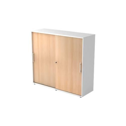 4032062166222 - HAMMERBACHER Schiebetürenschrank V1753S W E RE weiß eiche 2 Fachböden 1200 x 400 x 1100 cm 4032062166222 - HAMMERBACHER Schiebetürenschrank V1753S W E RE weiß eiche 2 Fachböden 1200 x 400 x 1100 cm