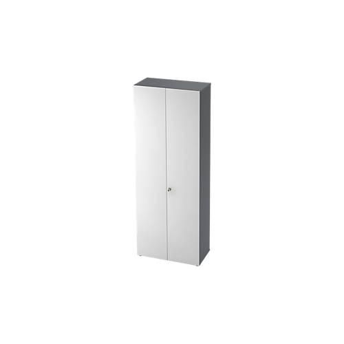 4032062158234 - Schrank TOPAS LINE Akten Garderobenschrank 6 Ordnerhöhen B 800 mm graphit weiß 4032062158234 - Schrank TOPAS LINE Akten Garderobenschrank 6 Ordnerhöhen B 800 mm graphit weiß