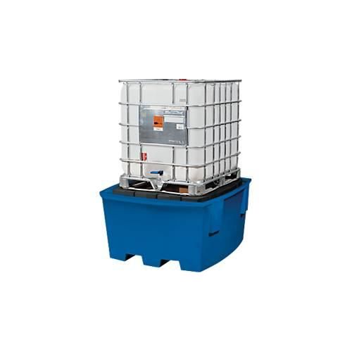 4250101104343 - asecos PE-Auffangwanne für Tankcontainer IBC KTC mit Lagerbock Auffangvolumen 1000 l 4250101104343 - asecos PE-Auffangwanne für Tankcontainer IBC KTC mit Lagerbock Auffangvolumen 1000 l