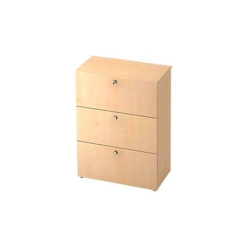 4032062018569 - Hängeregistraturschrank TOPAS LINE 3 Ordnerhöhen mit Vollauszug Ahorn-Dekor Ahorn-Dekor 4032062018569 - Hängeregistraturschrank TOPAS LINE 3 Ordnerhöhen mit Vollauszug Ahorn-Dekor Ahorn-Dekor
