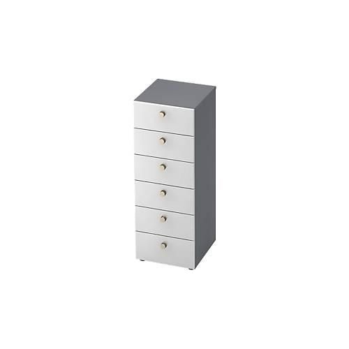 4032062158951 - Schubladenschrank TOPAS LINE 3 OH B 400 mm graphit weiß 4032062158951 - Schubladenschrank TOPAS LINE 3 OH B 400 mm graphit weiß
