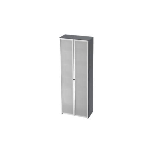 4032062166567 - Glastürenschrank TOPAS LINE 6 Ordnerhöhen B 800 mm graphit 4032062166567 - Glastürenschrank TOPAS LINE 6 Ordnerhöhen B 800 mm graphit