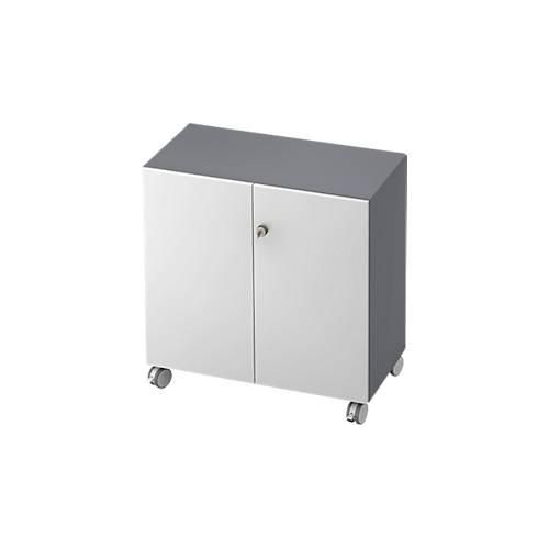 4032062162507 - Rollenschrank TOPAS LINE 2 Ordnerhöhen Türen abschließbar graphit weiß 4032062162507 - Rollenschrank TOPAS LINE 2 Ordnerhöhen Türen abschließbar graphit weiß
