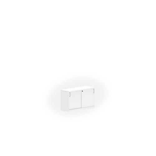 4250510884287 - Anstellschiebetürenschrank NEVADA B 1200 x H 740 mm weiß 4250510884287 - Anstellschiebetürenschrank NEVADA B 1200 x H 740 mm weiß