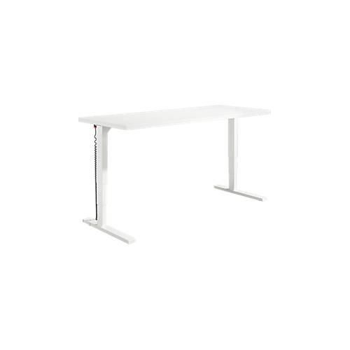 4260238827275 - Genius Schreibtisch Elements elektrisch höhenverstellbar Rechteck C-Fuß B 2000 x T 800 x H 645-1300 mm weiß + Technikeinbau 4260238827275 - Genius Schreibtisch Elements elektrisch höhenverstellbar Rechteck C-Fuß B 2000 x T 800 x H 645-1300 mm weiß + Technikeinbau