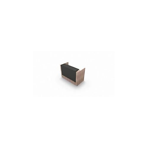 8056039559622 - Theke Spezia gerade B 1660 x T 880 x H 1130 mm Ulme-Dekor Leder grau 8056039559622 - Theke Spezia gerade B 1660 x T 880 x H 1130 mm Ulme-Dekor Leder grau