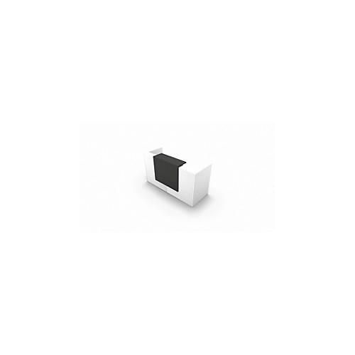 8056039559400 - Theke Spezia gerade B 2060 x T 880 x H 1130 mm weiß Leder grau 8056039559400 - Theke Spezia gerade B 2060 x T 880 x H 1130 mm weiß Leder grau