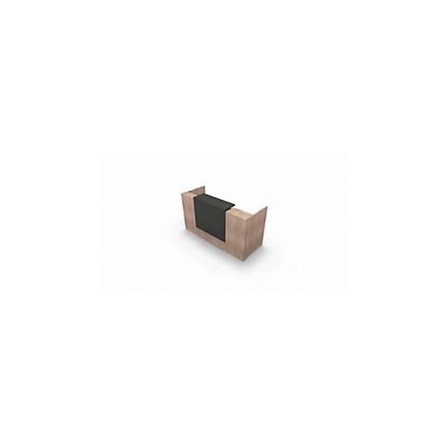 8056039559424 - Theke Spezia gerade B 2060 x T 880 x H 1130 mm Ulme-Dekor Leder grau 8056039559424 - Theke Spezia gerade B 2060 x T 880 x H 1130 mm Ulme-Dekor Leder grau