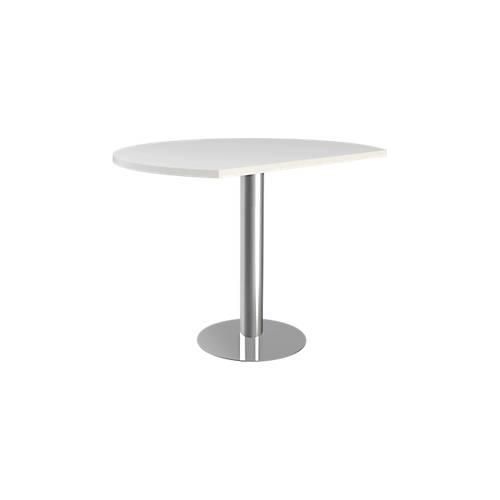 4044917434080 - Anbautisch höhenverstellbar Lago weiß chrom halbrund 800 1000 x 1000 x 720 - 820 cm 4044917434080 - Anbautisch höhenverstellbar Lago weiß chrom halbrund 800 1000 x 1000 x 720 - 820 cm