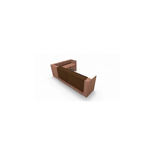 8056039559479 - Winkeltheke Spezia B 3655 x T 2055 x H 1130 mm Nuss Canaletto-Dekor Leder braun 8056039559479 - Winkeltheke Spezia B 3655 x T 2055 x H 1130 mm Nuss Canaletto-Dekor Leder braun