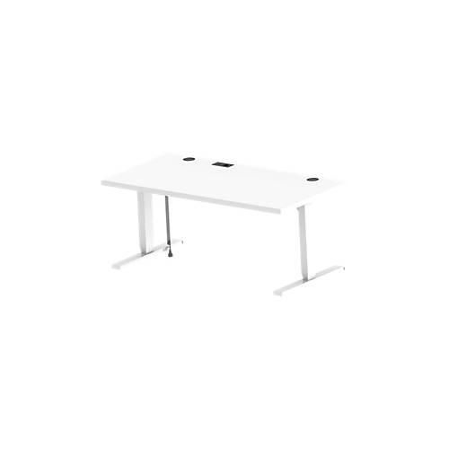 4260238827176 - Genius Schreibtisch Elements elektrisch höhenverstellbar Rechteck T-Fuß B 1800 x T 800 x H 645-1300 mm weiß + Technikeinbau 4260238827176 - Genius Schreibtisch Elements elektrisch höhenverstellbar Rechteck T-Fuß B 1800 x T 800 x H 645-1300 mm weiß + Technikeinbau