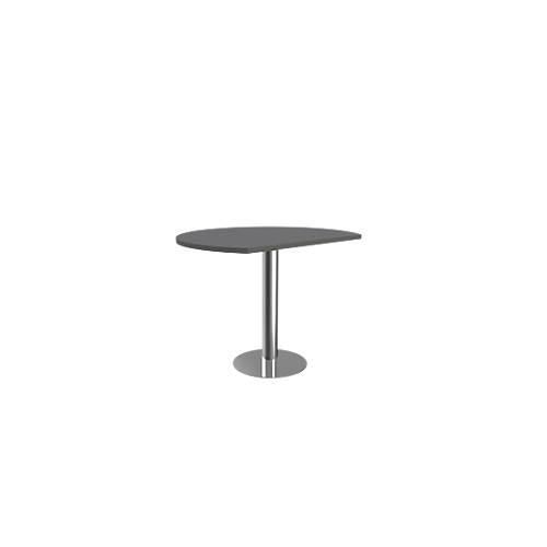 4044917434004 - Anbautisch höhenverstellbar Lago anthrazit chrom halbrund 800 1000 x 1000 x 720 - 820 cm 4044917434004 - Anbautisch höhenverstellbar Lago anthrazit chrom halbrund 800 1000 x 1000 x 720 - 820 cm