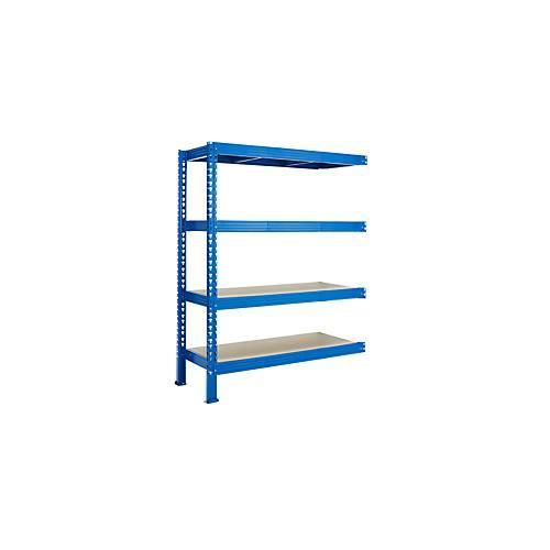 4260348655836 - Anbaufeld Weitspann-Steckregal 4 Böden H 2000 x B 1525 x T 600 mm 4260348655836 - Anbaufeld Weitspann-Steckregal 4 Böden H 2000 x B 1525 x T 600 mm