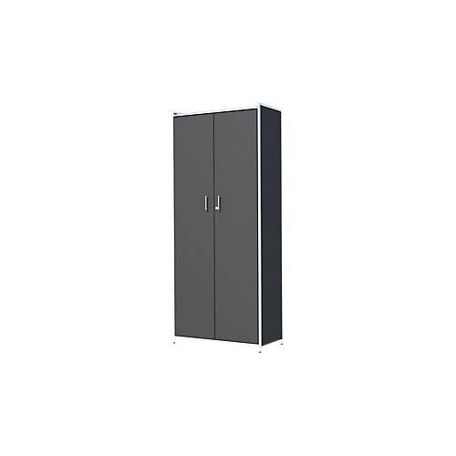 4044917430006 - Flügeltürenschrank Toledo mit Sichtrückwand abschließbar 5 OH B 800 x T 380 x H 1850 mm anthrazit 4044917430006 - Flügeltürenschrank Toledo mit Sichtrückwand abschließbar 5 OH B 800 x T 380 x H 1850 mm anthrazit
