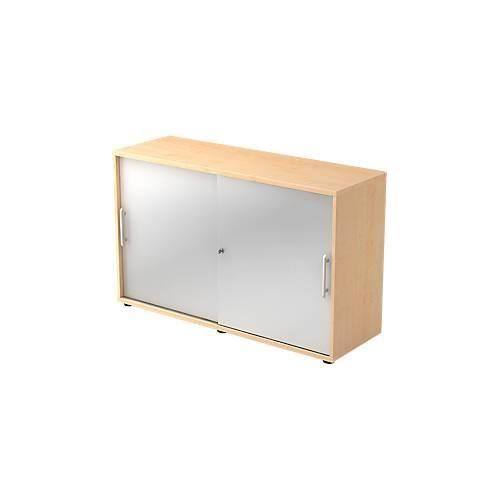 4032062024911 - HAMMERBACHER Schiebetürenschrank Prokura V1752S 3 S RE ahorn silber 1 Fachboden 1200 x 400 x 748 cm